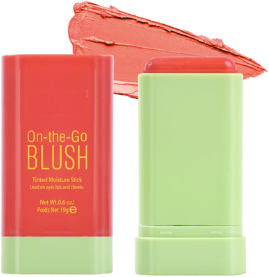 GABBU Cream Blush Stick - Multi-Use Makeup Stick oarnge(peach)