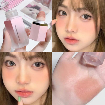 manasona multi-purpose make-up liquid blush Matte Finish, Buildable Coverage(PEACH)