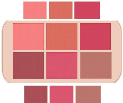 MYEONG Cheekmaker 6 Color Long Wearing Soft Pearls Blusher (Face Series)(Maulti Shade)