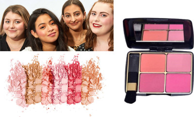 PERLENTE 4 IN 1 Fashion Makeup Kit Blusher Palette (Ultimate)(multicolor)