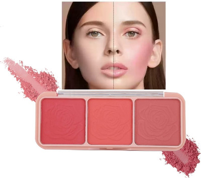 DARYUE 3 in 1 face blusher palette matte blusher(multi color)