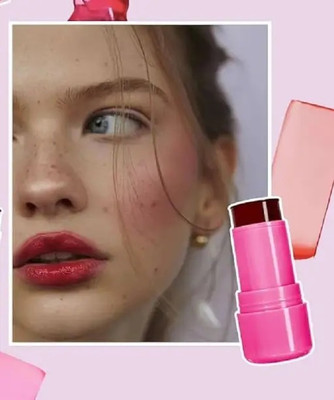 GFSU - GO FOR SOMETHING UNIQUE Multipurpose Jelly Blush Stick - Hydrating for Lips, Cheeks & Eyes(pink)