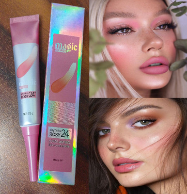 manasona Quick Blush | Highly Pigmented & Dewy Finish | Weightless & Easy to Apply(Pink)