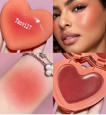 tanvi27 3in1 Use Matte Finish Tinted Coral Red blusher(Coral Red)