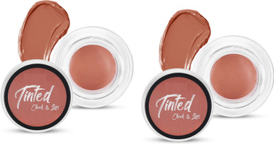 ADJD Combo 3 IN 1 Lip & Cheek Tint Suitable for all types of Lips(Summer breeze)