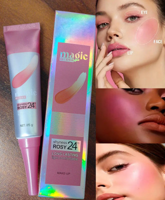 MYEONG Long-Lasting & Waterproof Multi Functional Use Cheeks & Lip Tint(Pink)