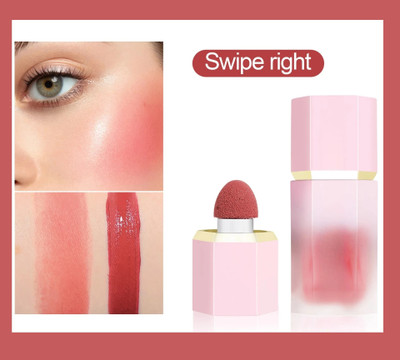 nn Glowing Liquid Blush Makeup for Cheeks, Soft Cream Blush With Long-Wearing(swipe right)