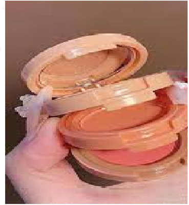 Lui Pui 3 in 1 blush long lasting waterproof pack of 1(multi color)