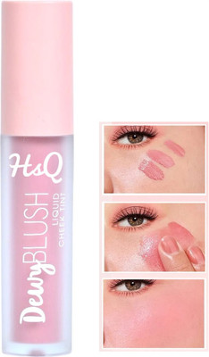 HSQ Lightweight Cream Liquid Blush for Natural Radiance – Coral Peach Shade –(peach)