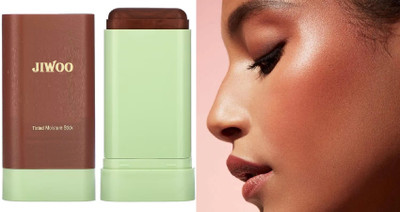 Jiwoo Blush Stick Waterproof Multi Functional(BROWN)