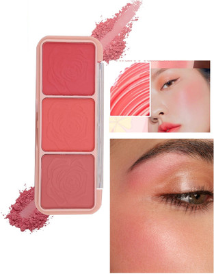 Yuency New High Pigmented Baked Love Pink Blusher For Blushing you Lovely Cheeks(MULTI COLOR)