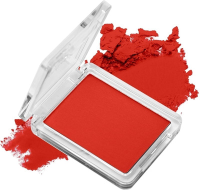 DARYUE Matte Finish Long Lasting Smudge Proof Pack of 1 Blusher Palette(Red)