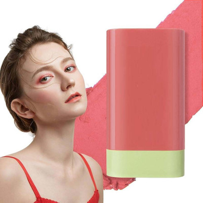 Latixmat 3 in 1 Stick Blusher for Cheeks and Lips with Hydrating Blusher(Watermelon)