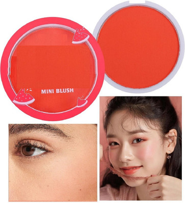 HUZURLU Professional Matte Blusher With Highly Blendable Pack 1(ORANGE)