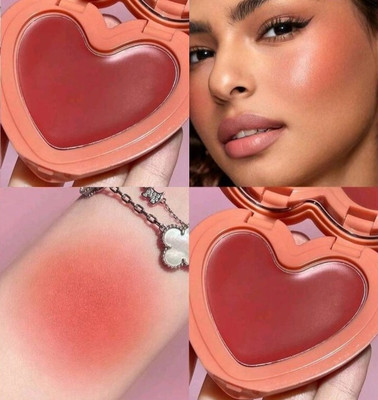 tanvi27 3in1 MultiUse Matte Finish Tinted Coral Red blusher Combo(Coral Red)