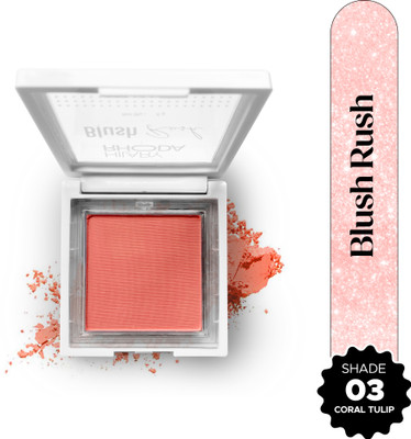 Hilary Rhoda Blush Rush | Silky Smooth Texture | Matte Finish | Buildable Coverage(Coral Tulip - Shade 03)