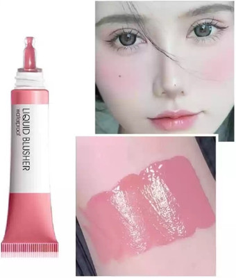 tanvi27 Liquid Blusher Effortless Glow & Long-Lasting, Easy To Blend(peachypink)