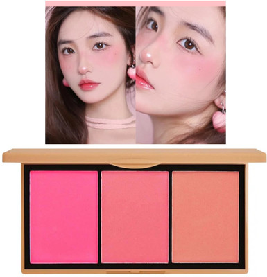 JANOST Perfect 3-in-1 Makeup Palette: Blush(Multicolor)