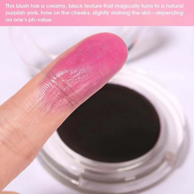 Yuency Dewy Finish pH Blush for Face Makeup(BLACK)