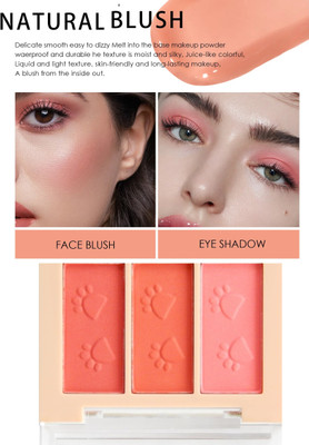 YAWI Illuminating Glow Brick blusher Palette Blusher(multi color)