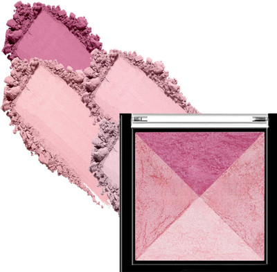 Facejewel Lightweight Baked Blusher and Highlighter with Blends effortlessly Long lasting(Shade-03)