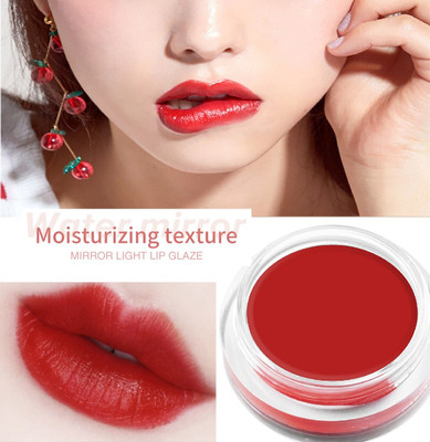 MYEONG Red Color Natural Face Blushes with Creamy Matte Finish 3 - in - 1 Lip Tint(8 g, Red)