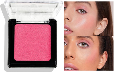 Yuency Matte Lightweight & Long Lasting Blusher Palette for Face Makeup(Pink)