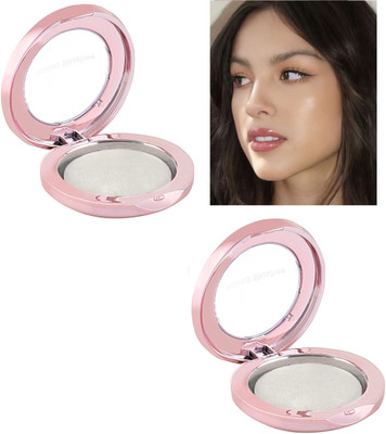 REIMICHI Best High Pigmented Baked Smoky White Blusher For Blushing(WHITE)