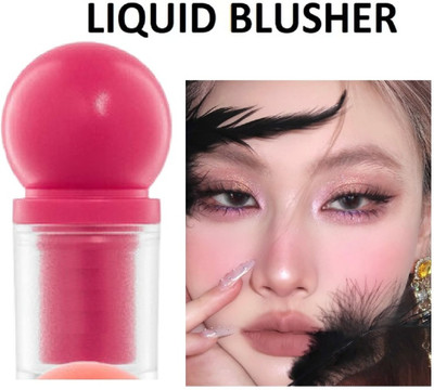 GABBU easy to use new matte liquid water proof blusher pack of 1(dark pink)