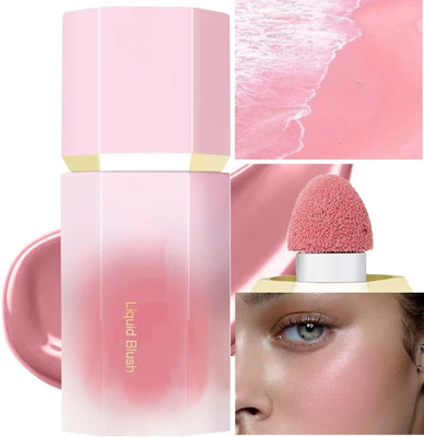 Vyomiris Liquid Blush Matte Finish - Long-wearing Waterproof(PEACH)