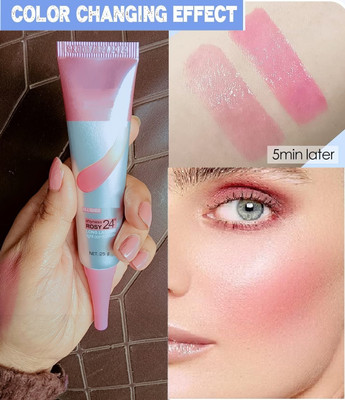 AFARAXIA Blusher Long Lasting Color Changing White to Pink Lip Stain(25 g)