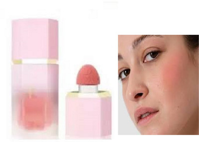 Lui Pui peach color blush makeup long lasting(peach)