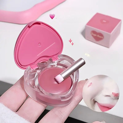 DAIMANPU GEGE BEAR Cheek and Lip Tint, GEGE BEAR Lip and Cheek Stain, Blusher(Rosy Dose)