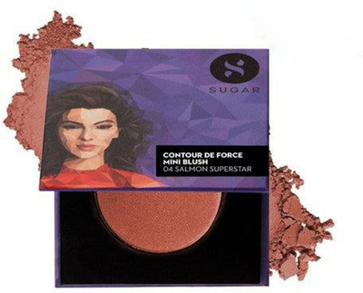 SUGAR POP Contour De Force Mini Blush 04 Salmon Superstar 4g(Salmon Superstar)