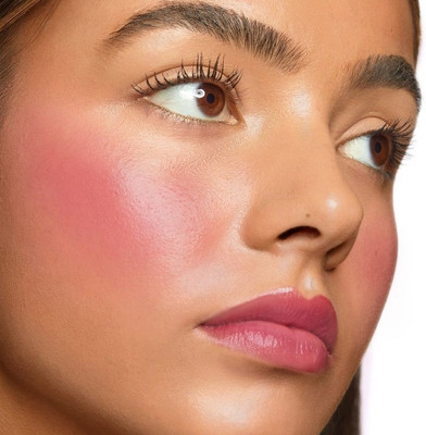 EVERERIN 3 in 1 liquid soft Finish Liquid Blush Multi purpose for girls(cherry Pink)