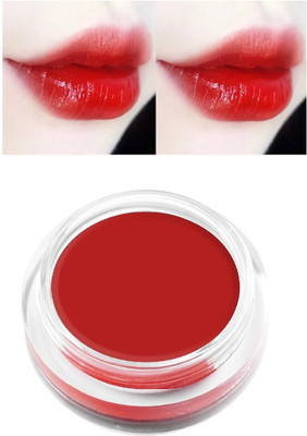 YAWI Matte Red Lip Tint & Cheek Tint Multi pot Makeup Velvet Silky Smooth Texture(RED)
