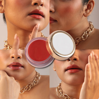 Wonholli Matte Lip & Cheek Tint with Easily Blendable and Light Weight(Fire Brick)