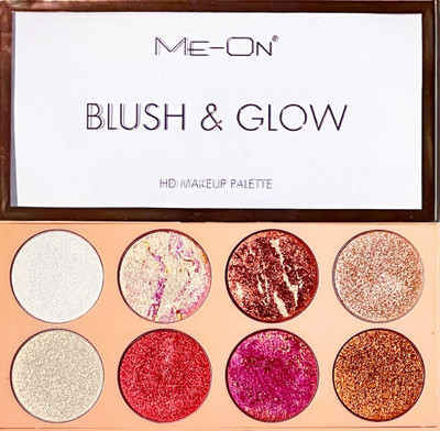 Me-On Blush & Glow HD Palette(Shade 01)
