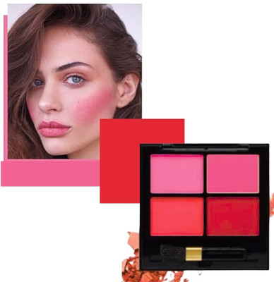 BLUST&FAMME 4 IN 1 BLUSHER PALETTE MULTI COLOR PACK OF 1(multi)