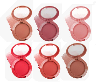 MYEONG Makeup Easy To Blend Natural Finish Highly Pigmented And Multi Shade Blusher(Multi Shade)