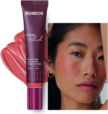 REIMICHI Long Lasting Ultra Pigmented Cream Blusher For Cheeks(Peach pink)