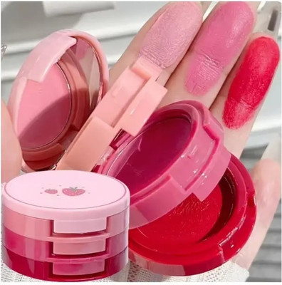 GFSU - GO FOR SOMETHING UNIQUE Best Korean 3in1 Lip And Cheek Tint For Women And Girls(multi color)