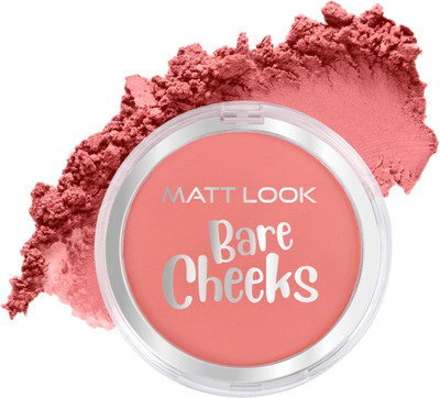 MATTLOOK Bare Cheeks Ultra Pigmented and Blendable for Natural Glow Blusher Palette(08 So Fresh)