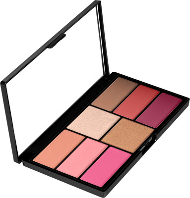 SWISS BEAUTY Pro Blusher & Highlighter Palette for Face makeup(Shade-04)