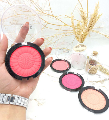 MYEONG Dark Pink Shade Face Blusher Matte Mousse Texture Silky Smooth Face(Dark Pink)
