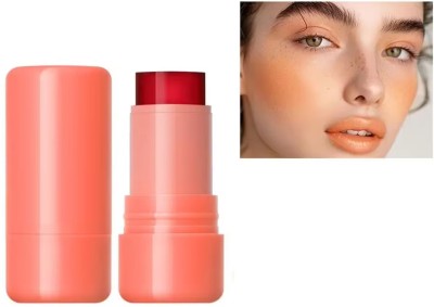 winry Jelly Blush, Cooling Water Jelly Tint, Lip and Cheek Makeup Stick(RED)