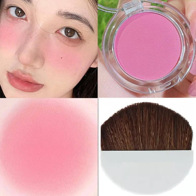 YAWI 3 color matte blusher palette + face make up blusher palette(pink)