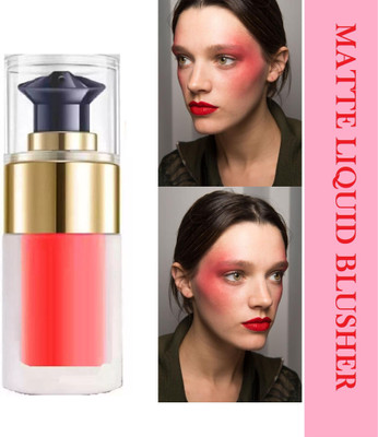 MYEONG Liquid Blush,Face Blusher,Long-lasting Makeup Blush(RED ROMANTIC)