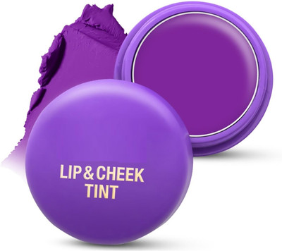THTC Lip and Cheek Tint Matte Multipurpose Lightweight Formula For Women(purple)