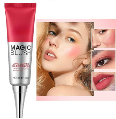 FLORERO Dewy Liquid Blush – Smooth Cheek Color Tint – Soft Pink(PINK)